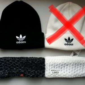 Adidas winter hat & headbands